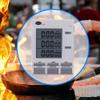 Brannan Digital Triple Kitchen Timer and Clock with Large LED Countdown Timer Numbers, Alarm, and Magnet view 4