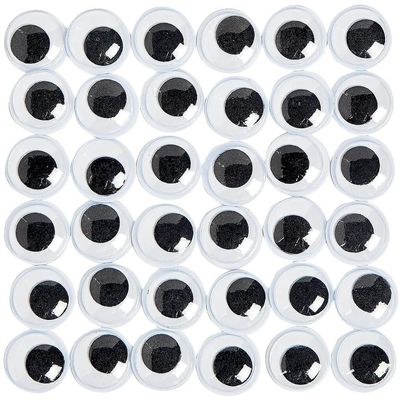 Fun Express - Giant Black Googly Eyes - Fun for Kids Crafts & Home Activities - Wiggle & Move for Creative Fun & Projects - 300 Pieces