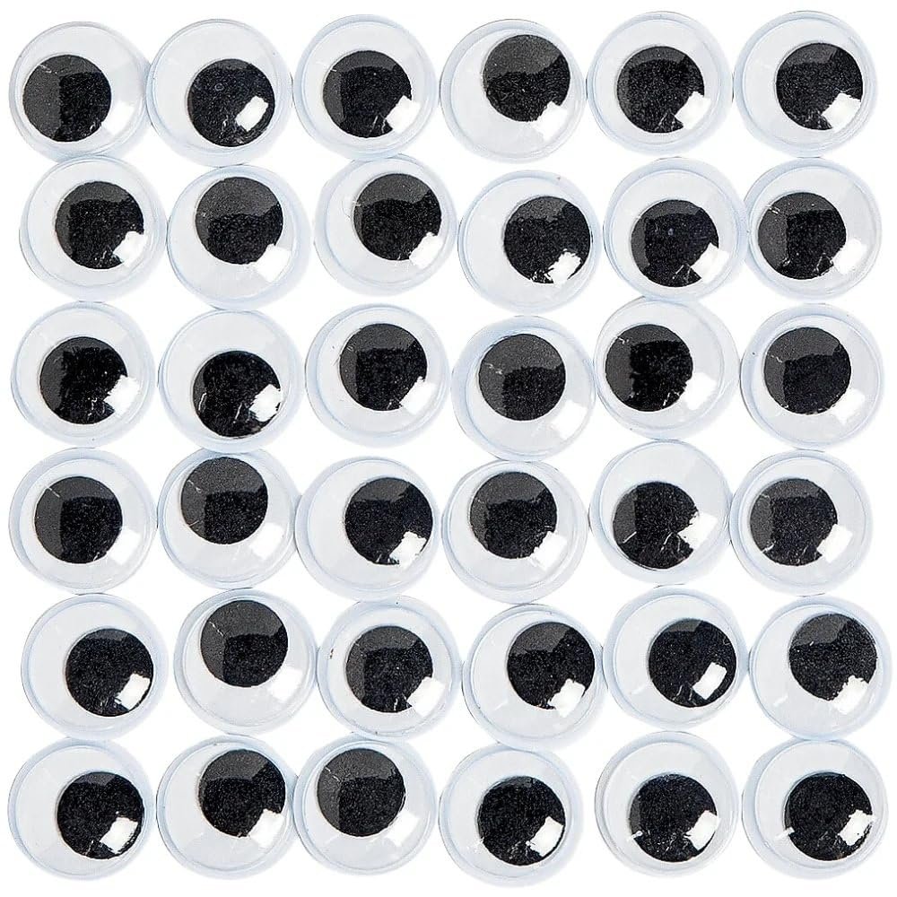 Fun Express - Giant Black Googly Eyes - Fun for Kids Crafts & Home Activities - Wiggle & Move for Creative Fun & Projects - 300 Pieces