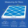 Nordic Pure 16x20x1 (15 1/2 x 19 1/2 x 3/4) Pleated MERV 7 Air Filters 6 Pack view 2