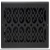 Decor Grates ST614W Scroll Design Wall/Ceiling Register, 6x14, Textured Black view 2