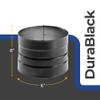 DuraVent DuraBlack 6 Inches Single Wall, Adjustable, and Drip Free Connection Skirted Stove Top Adapter For Appliance Flue Outlets, Black view 2