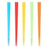 Aoba Clear Chopsticks 5P Bbit - Red, Blue, Yellow, Green, Orange - Methacrylic Resin - Dishwasher Safe view 2