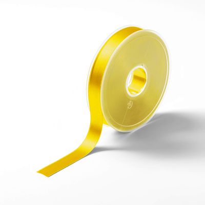 Prym Satin Ribbon 15 mm Lemon, 100% Polyester