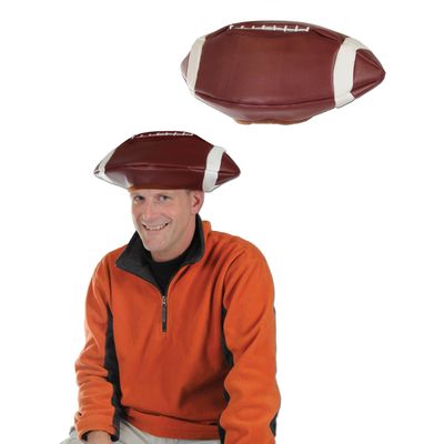 Vinyl Football Hat 1/Pkg, Pkg/6