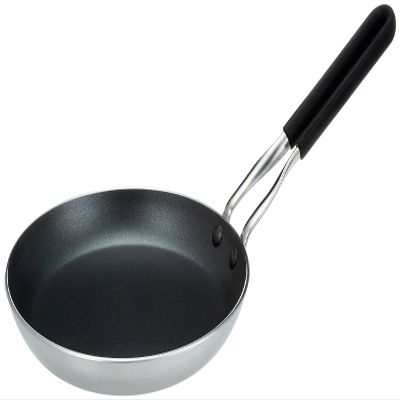 Endoshoji TKG Commercial Use AOY3802 Co-Handle Thick Plate, Induction Compatible, Teflon Pan, 7.1 inches (18 cm), Horizontal Handle, Aluminum Alloy Sole, Stainless Steel Plate