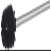 Zeller Replacement Toilet Brush, Stainless Steel, Black, 7.5 x 39.5 cm view 1