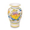 Deruta Hand Painted m Ceramic Vase from Italy view 1