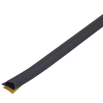 M-D Building Products 68668 Highly Durable Silicone Rubber Gasket Seal for Doors and Windows, Flexible in Extreme Temperatures, Ideal for Indoor and Outdoor Use, No Hardware Required (Black) (20 ft)