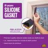 M-D Building Products 68668 Highly Durable Silicone Rubber Gasket Seal for Doors and Windows, Flexible in Extreme Temperatures, Ideal for Indoor and Outdoor Use, No Hardware Required (Black) (20 ft) view 3