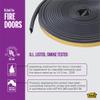 M-D Building Products 68668 Highly Durable Silicone Rubber Gasket Seal for Doors and Windows, Flexible in Extreme Temperatures, Ideal for Indoor and Outdoor Use, No Hardware Required (Black) (20 ft) view 4
