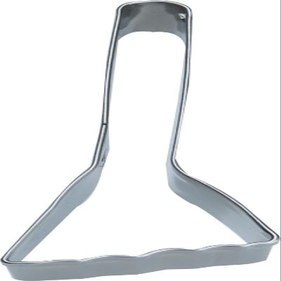 Tiger Crown 1967 Cookie Cutter, Silver, 1.0 x 3.1 x 0.8 inches (26 x 79 x 21 mm), 18-8 Cutter, Broom, 18-8 Stainless Steel, Halloween