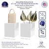 12" x 12" x 16" White Acrylic Display Box with One Open Side No Lid Versatile Tall Retail Product Riser or Merchandise Storage Bin by Marketing Holders view 3