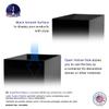 Marketing Holders Black Acrylic POP Display Box with One Open Side Versatile Vertical Column Plinth 12" x 12" x 24" Merchandise Retail Product Riser Plinth No Assembly view 4