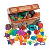 Fun Express Treasure Chest Cardboard Box - Box Only, Just Fill with Toys and Party Favors - 1 Piece view 1