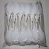 Italian Wire and Organza Jordan Almonds Holders White with Silver Wire - Bag of 144 view 1