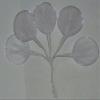 Italian Wire and Organza Jordan Almonds Holders White with Silver Wire - Bag of 144 view 2