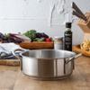 Endoshoji ASTH906 Murano Outer Ring Pot, Commercial Use, (No Lid), 12.6 inches (32 cm), Induction Compatible, 18-8 Stainless Steel view 3