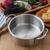 Endoshoji ASTH906 Murano Outer Ring Pot, Commercial Use, (No Lid), 12.6 inches (32 cm), Induction Compatible, 18-8 Stainless Steel view 4