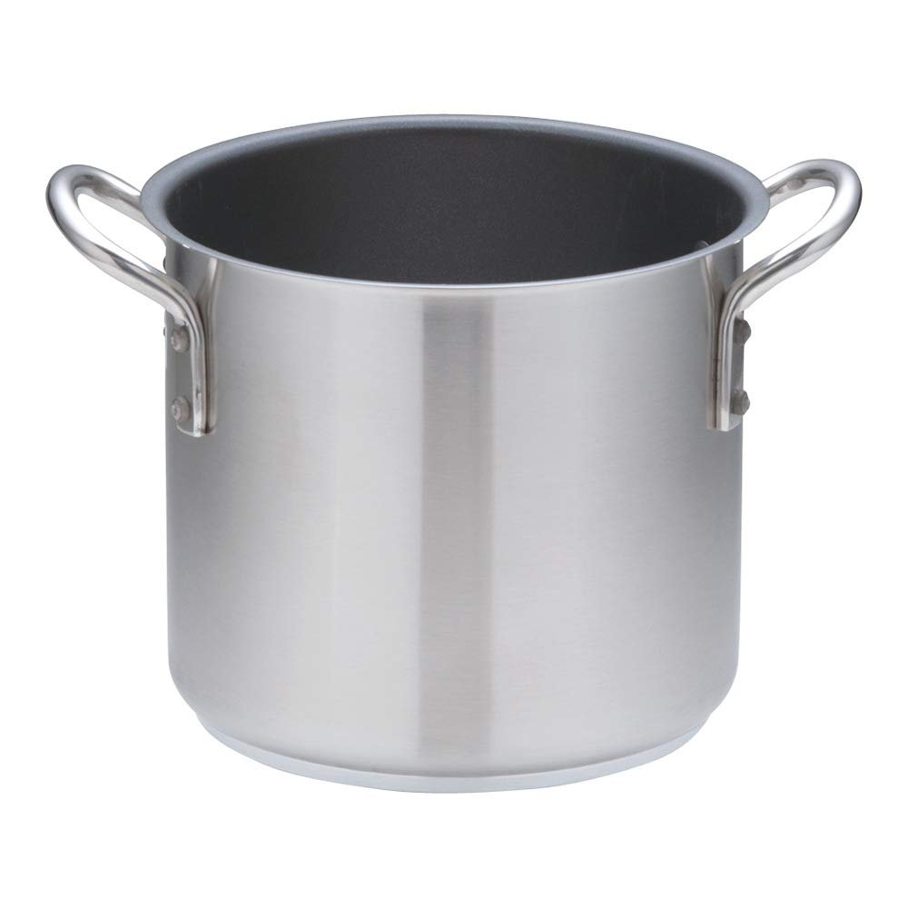 Endo Shoji AZV7804 Murano Induction Teflon Select Small Torso Pot, 11.0 inches (28 cm), Induction Compatible, 18-8 Stainless Steel, Inner Teflon Treatment