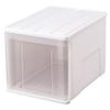 Tenma Simple Storage Case, Clothes Case, Storage Plenty of Storage, White, Width 15.7 x Depth 21.7 x Height 11.8 inches (40 x 55 x 30 cm), 55L view 1