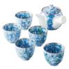 Arita Ware Inner and Outdoor Teppenka Teapot Tea Set (1 Teapot, Set of 5 Teacups) view 1