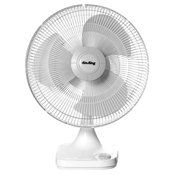 16" Table & Floor Fan,Oscillating,3 Speeds,120VAC,Tilting Head