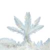 Vickerman 5' Sparkle White Spruce Pencil Artificial Christmas Tree, Warm White LED Lights - Faux Spruce Christmas Tree - Seasonal Indoor Home Decor view 2