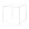 16" Acrylic Display Riser Box with One Open Side Versatile Clear Square One Piece Plexiglass Retail Product Platform and Merchandise Storage Bin No Assembly by Marketing Holders view 1