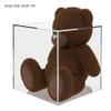 16" Acrylic Display Riser Box with One Open Side Versatile Clear Square One Piece Plexiglass Retail Product Platform and Merchandise Storage Bin No Assembly by Marketing Holders view 3