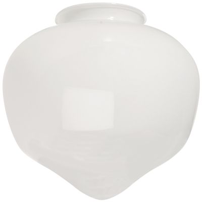 Craftmade K068 Globe Schoolhouse Fan Fitter Glass, 4" Neck Diameter, White, 1 Pcs