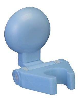 Magic Lock F6871 Shower Hook, Shower Holder, Super Strong Suction Cup, Blue, Adjustable Angle, Pack of 1
