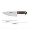 Arcos Atlantico Series 175mm Chef's Knife. Precision Crafted with High-Quality Stainless Steel in Elegant Blue Color for Effortless Cutting and Chopping. Series Atlantico. Color Brown. view 2