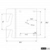 Bed Claw Retro-Hook Plates for Wooden Bed Rail Restoration, Set of 4 with Screws, Bed Frame view 4
