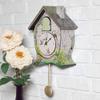 Mark Feldstein Garden Cottage Singing Cardinal Tabletop Wall Sound Cuckoo Clock 14x10 view 2