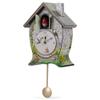 Mark Feldstein Garden Cottage Singing Cardinal Tabletop Wall Sound Cuckoo Clock 14x10 view 4