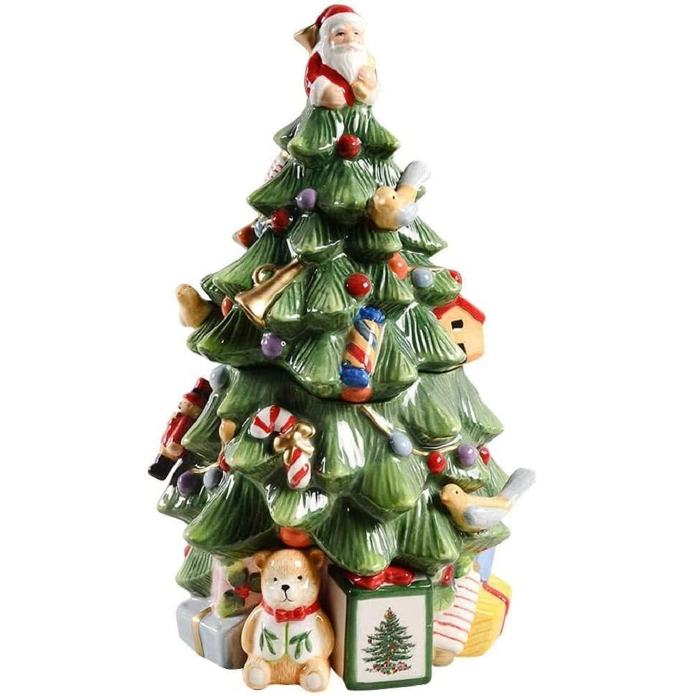 Spode Christmas Tree 250th Anniversary Edition Figural Cookie Jar