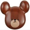 Bear School 780542 Jackie Face Chopsticks Rest, Brown view 2