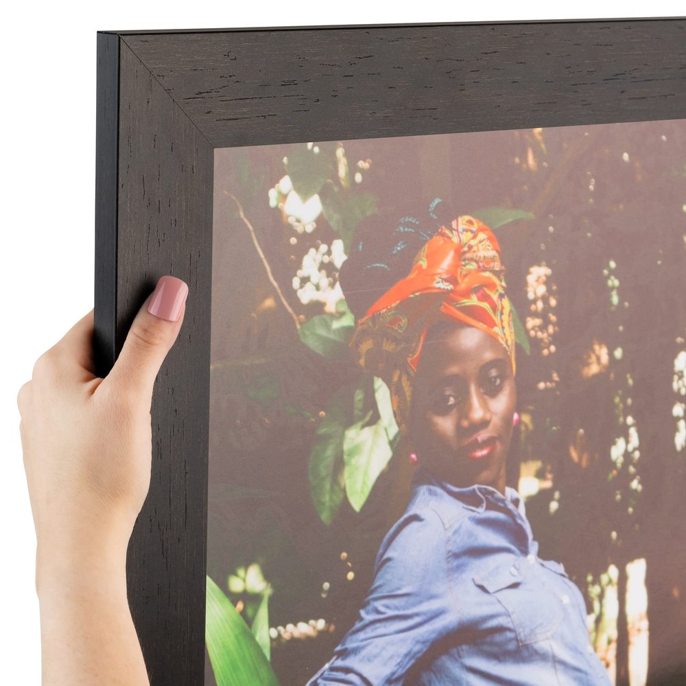 ArtToFrames 9x10 inch Espresso Walnut Picture Frame, 2WOMFRBW74061-9x10