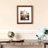 ArtToFrames 9x25 inch Walnut stain Wood Picture Frame, 2WOM0066-81375-YWAL-9x25 view 2