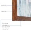 ArtToFrames 8x16 inch Walnut Stain on Solid Red Oak Wood Picture Frame, 2WOM0066-59504-YWAL-8x16 view 3