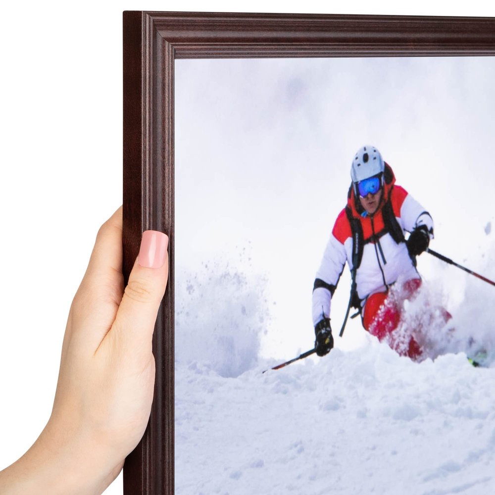 ArtToFrames 24x26 inch Cherry Stain on Hard Maple Wood Picture Frame, 2WOM0066-60823-YCHY-24x26