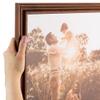 ArtToFrames 4x28 inch Walnut stain Wood Picture Frame, 2WOM0066-81375-YWAL-4x28 view 1
