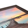 ArtToFrames 18x34 Inch Brown Picture Frame, This 1.125" Custom Wood Poster Frame is Walnut Stain on Red Oak, for Your Art or Photos - Comes with 060 Plexi Glass, 2WOM0066-80209-YWAL-18x34 view 4