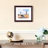 ArtToFrames 7x15 inch Dark Cherry Stain Wood Picture Frame, 2WOM0066-81375-YCHY-7x15 view 2