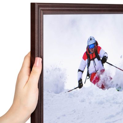 ArtToFrames 15x26 inch Cherry Stain on Hard Maple Wood Picture Frame, 2WOM0066-60823-YCHY-15x26