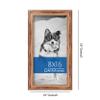 ArtToFrames 8x16 Inch Brown Picture Frame, This 1.25 Inch Custom Poster Frame is Honey | Comes with Regular Glass and Corrugated Backing view 3