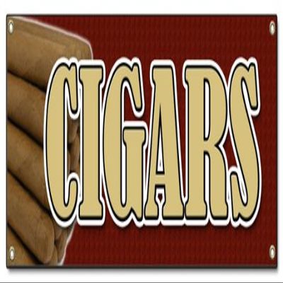 Cigars Banner Sign Cigar Shop humidor Cuban cigarra cicada Signs