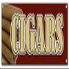 Cigars Banner Sign Cigar Shop humidor Cuban cigarra cicada Signs view 1