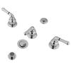 Kingston Brass KB321 Magellan Triple Handle Bidet Faucet with Magellan Lever Handles, Polished Chrome view 1